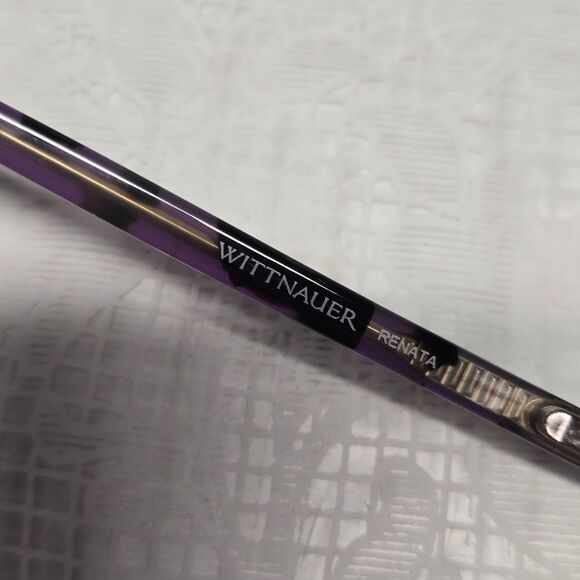 Wittnauer Renata 51-17-140 Black Violet Full Rim Eyeglasses Frame main image 5